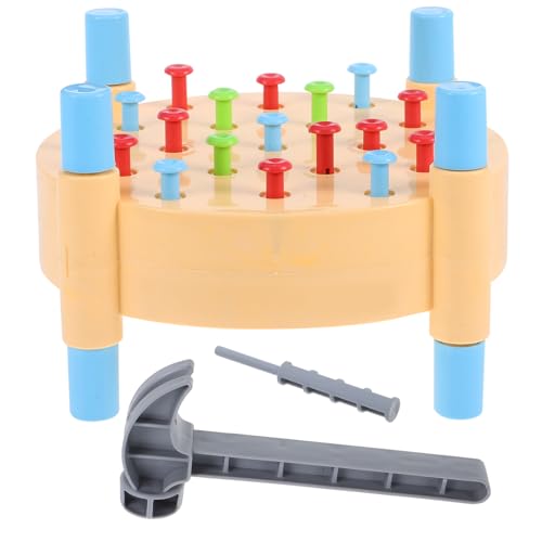 CVUTOVO 1 Set Montessori Hammering Pounding Toy Forfisches Geschäftiges Board Für Hand -Auge -Koordination Und Feinmotorik - Simulation Hammer Bankspiel CVUTOVO 1 Set Montessori Hammering Pounding Toy Forfisches Geschäftiges Board Für Hand -Auge -Koordination Und Feinmotorik - Simulation Hammer Bankspiel von CVUTOVO
