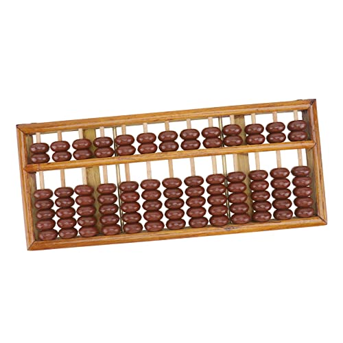 CVUTOVO 1 Stück Abacus aus Holz Perlen Zählrahmen für Mentale Mathematik für Schule und Zuhause Fördert Rechenfähigkeiten und Gehirnentwicklung von CVUTOVO