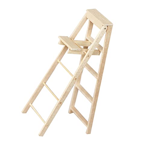 CVUTOVO 1 Stück Mini Holzleiter für Puppenhaus Dekorative Faltbare Treppe aus Holz für Miniaturgärten und Möbelzubehör Leicht und Platzsparend für Kreative Spielumgebungen CVUTOVO 1 Stück Mini Holzleiter für Puppenhaus Dekorative Faltbare Treppe aus Holz für Miniaturgärten und Möbelzubehör Leicht und Platzsparend für Kreative Spielumgebungen von CVUTOVO