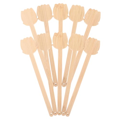 CVUTOVO 10 Stück Diy-fächergriffe, Runde Fächerstäbe Aus Für Hochzeiten, Zum Basteln Von Handgefertigten Diy-artikeln Für Partys Und Besondere Anlässe CVUTOVO 10 Stück Diy-fächergriffe, Runde Fächerstäbe Aus Für Hochzeiten, Zum Basteln Von Handgefertigten Diy-artikeln Für Partys Und Besondere Anlässe von CVUTOVO