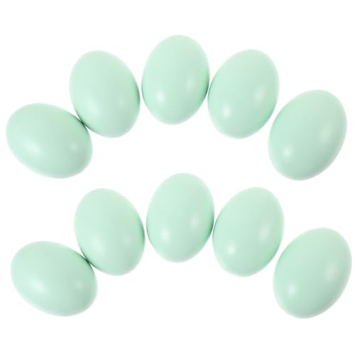 CVUTOVO 10 Stück Holzspielzeug Fake Eier Kreative Simulationseier Dekorative DIY Eier für Ostern Bemalbare Holzmodelle für Bastelprojekte CVUTOVO 10 Stück Holzspielzeug Fake Eier Kreative Simulationseier Dekorative DIY Eier für Ostern Bemalbare Holzmodelle für Bastelprojekte von CVUTOVO