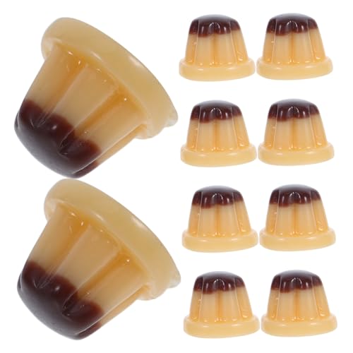 CVUTOVO 10 Stück Puppenhaus Lebensmittel Set Teiliges DIY Zubehör mit Realistischen Pudding und Jelly Modellen für Kreative Spielküchen und Dekorative Szenen Dollhouses CVUTOVO 10 Stück Puppenhaus Lebensmittel Set Teiliges DIY Zubehör mit Realistischen Pudding und Jelly Modellen für Kreative Spielküchen und Dekorative Szenen Dollhouses von CVUTOVO