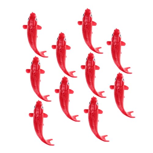 CVUTOVO 10 Stück Teiliges Mini Koi Fischfiguren Realistische Harzmodelle für DIY Aquarien Dekoration Hochwertige Miniatur Fischornamente für Unterwasser Displays und Sammlungen CVUTOVO 10 Stück Teiliges Mini Koi Fischfiguren Realistische Harzmodelle für DIY Aquarien Dekoration Hochwertige Miniatur Fischornamente für Unterwasser Displays und Sammlungen von CVUTOVO