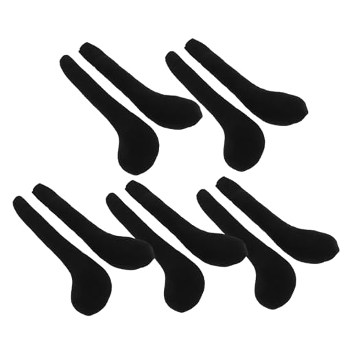CVUTOVO 10 Stück Teiliges Schwarze Plüschbeine für Puppen DIY Zubehör für Babypuppen Kleidung Weiche Lange Beine für Kreative Projekte für Puppenherstellung und Stoffarbeiten CVUTOVO 10 Stück Teiliges Schwarze Plüschbeine für Puppen DIY Zubehör für Babypuppen Kleidung Weiche Lange Beine für Kreative Projekte für Puppenherstellung und Stoffarbeiten von CVUTOVO