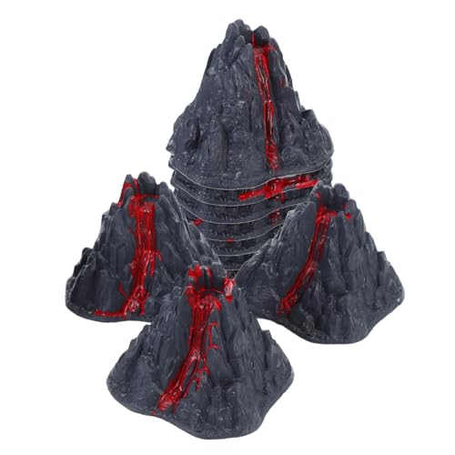 CVUTOVO 10 Stück Spielzeug Modell für Kinder Realistische Simulation Dekoration Landschaftsornament Kunststoff Miniatur für Projekte und Lernspielzeug von CVUTOVO