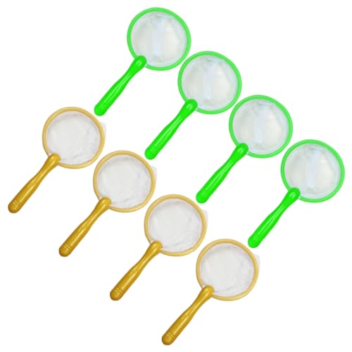 CVUTOVO 10Stücke Teiliges Jugend Fischernetz Hand Fangnetz für Leichtes und Langlebiges Fisch Zubehör für Spiel und im Wasser von CVUTOVO