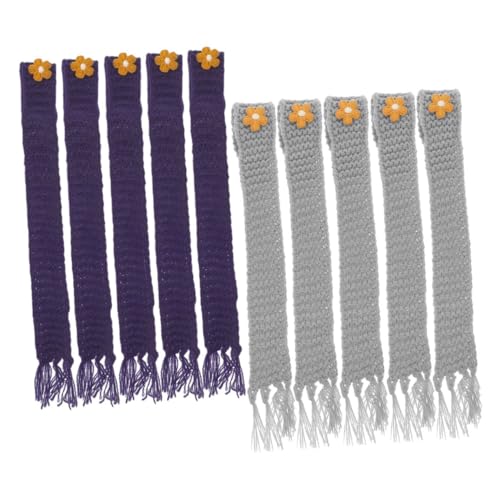 CVUTOVO 10stücke Mini Strickschal Für Puppen Teiliges Und Dekorative Accessoires Für Puppenbekleidung Vielseitig Einsetzbar Für Kleine Objekte CVUTOVO 10stücke Mini Strickschal Für Puppen Teiliges Und Dekorative Accessoires Für Puppenbekleidung Vielseitig Einsetzbar Für Kleine Objekte von CVUTOVO
