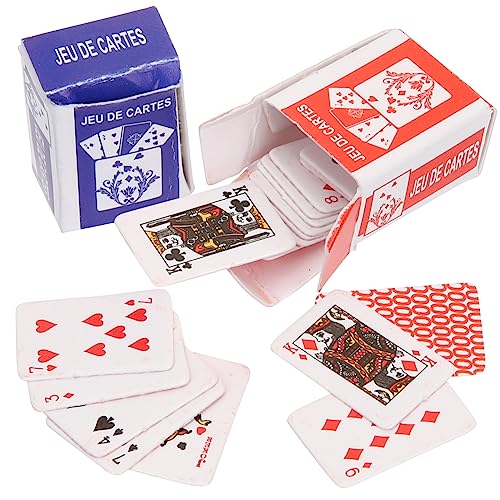 CVUTOVO 10stücke Teiliges Miniatur-Spielkarten Für Maßstab Dekoration Und Zubehör Für Mädchen Für Rollenspiele Und -projekte CVUTOVO 10stücke Teiliges Miniatur-Spielkarten Für Maßstab Dekoration Und Zubehör Für Mädchen Für Rollenspiele Und -projekte von CVUTOVO