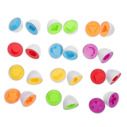 CVUTOVO 12 Stück Teiliges Pädagogischer Matching Eier Spielzeuge für Kognitive Lernspiele Interaktive Spielzeuge für Eltern Junge Mädchen Beziehungen Sicher und Langlebig für Frühkindliche CVUTOVO 12 Stück Teiliges Pädagogischer Matching Eier Spielzeuge für Kognitive Lernspiele Interaktive Spielzeuge für Eltern Junge Mädchen Beziehungen Sicher und Langlebig für Frühkindliche von CVUTOVO