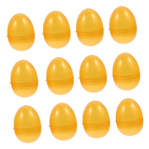 CVUTOVO 12Stücke Füllbare Goldene Plastikeier Dekorative Eier für Partys Ostern und Kreative Große Eier zur Gestaltung Festlicher Atmosphären CVUTOVO 12Stücke Füllbare Goldene Plastikeier Dekorative Eier für Partys Ostern und Kreative Große Eier zur Gestaltung Festlicher Atmosphären von CVUTOVO