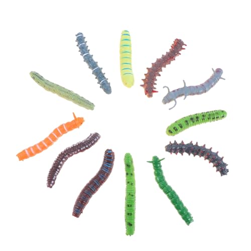 CVUTOVO 12Stücke Realistische Gefälschte Insekten Streichspielzeug für Halloween Aprilscherz und Partys Kreatives Scherzspielzeug aus Hochwertigem Material von CVUTOVO