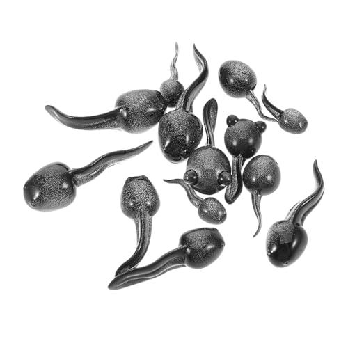 CVUTOVO 13 Stück Miniaturisierte Tadpole Figuren Realistische Dekoration für Garten Teich und Aquarium Kreative Bonsai Ornamente für Innen und Außenbereiche Lebensechte Gestaltung für CVUTOVO 13 Stück Miniaturisierte Tadpole Figuren Realistische Dekoration für Garten Teich und Aquarium Kreative Bonsai Ornamente für Innen und Außenbereiche Lebensechte Gestaltung für von CVUTOVO