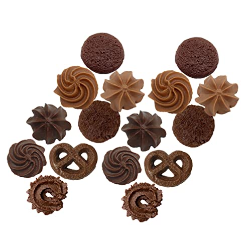CVUTOVO 16 Stück Realistische Plätzchen Modelle Faux Kekse Deko für Fotografie Hochwertige Simulation von Keksen für Home Decor und Festlichkeiten CVUTOVO 16 Stück Realistische Plätzchen Modelle Faux Kekse Deko für Fotografie Hochwertige Simulation von Keksen für Home Decor und Festlichkeiten von CVUTOVO