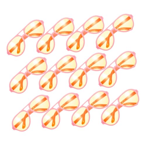 CVUTOVO 16 Stück Teiliges Puppensonnenbrillen Lustige Spielzeugbrillen für Mini Doll Accessoires für Kreative Rollenspiele für Puppenhäuser für Mädchen von CVUTOVO