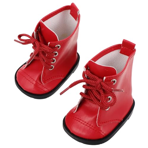 CVUTOVO 1Paar Puppenstiefel aus PU Leder für Puppen Trendige Anziehschuhe mit Realistischen Details und Passform für Puppenliebhaber CVUTOVO 1Paar Puppenstiefel aus PU Leder für Puppen Trendige Anziehschuhe mit Realistischen Details und Passform für Puppenliebhaber von CVUTOVO
