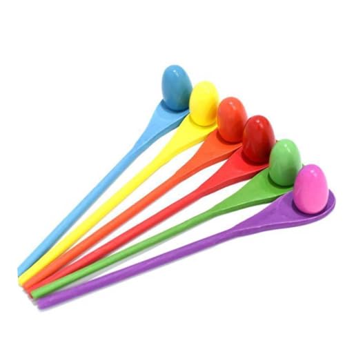 CVUTOVO 1Satz Eier und Löffel Staffellauf Spielset für Outdoor Sensorischen Integration Holzspielzeug mit Löffel und Ball Farbe Zufällig CVUTOVO 1Satz Eier und Löffel Staffellauf Spielset für Outdoor Sensorischen Integration Holzspielzeug mit Löffel und Ball Farbe Zufällig von CVUTOVO