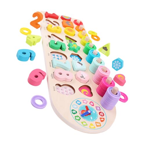 CVUTOVO 1Satz Holzpuzzle Board für Kreatives Zahlenpuzzle für Kognitive Entwicklung Farbenfrohes Montessori Lernspielzeug für Jungen und Ab Jahren CVUTOVO 1Satz Holzpuzzle Board für Kreatives Zahlenpuzzle für Kognitive Entwicklung Farbenfrohes Montessori Lernspielzeug für Jungen und Ab Jahren von CVUTOVO