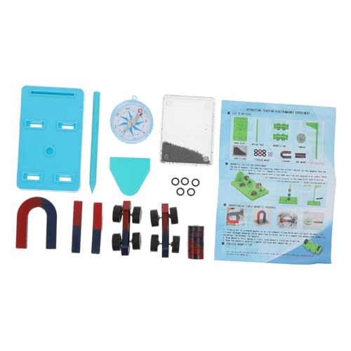 CVUTOVO 1Satz Magnetisches Experimentier Kit für Wissenschafts Kits für Spannende Magnetismus Experimente Fördert Verständnis von Physik und Elektrizität für Kreative von CVUTOVO