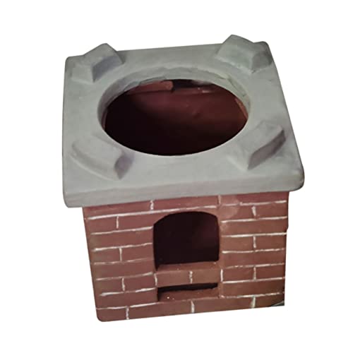 CVUTOVO 1Stück Herd Ornament aus Keramik Simulationsofen für Puppenhaus Dekoration Tragbar und Handgefertigt Mini Enthusiasten von CVUTOVO