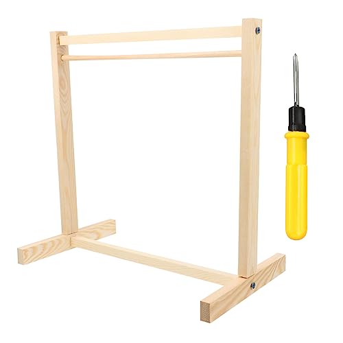 CVUTOVO 1Stück Puppen Kleiderbügel aus Holz für Puppenbekleidungszubehör zur Aufbewahrung und Organisation von Puppenkleidung und Accessoires Freistehend CVUTOVO 1Stück Puppen Kleiderbügel aus Holz für Puppenbekleidungszubehör zur Aufbewahrung und Organisation von Puppenkleidung und Accessoires Freistehend von CVUTOVO