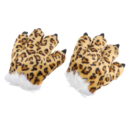CVUTOVO 1paar Furry Leopard Pfotenhandschuhe Für Cosplay Tierpfoten Kostüm Accessoires Für Partys Halloween Und Bühnenaufführungen CVUTOVO 1paar Furry Leopard Pfotenhandschuhe Für Cosplay Tierpfoten Kostüm Accessoires Für Partys Halloween Und Bühnenaufführungen von CVUTOVO