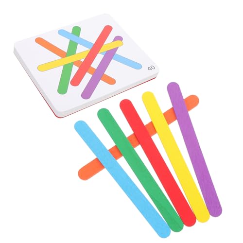 CVUTOVO 1satz Bunte Logikstäbe Holzspielzeug Für Mädchen Fördert Kreativität Feinmotorik Und Logisches Montessori Spielzeug Für Frühkindliche Und Sensorisches Spiel CVUTOVO 1satz Bunte Logikstäbe Holzspielzeug Für Mädchen Fördert Kreativität Feinmotorik Und Logisches Montessori Spielzeug Für Frühkindliche Und Sensorisches Spiel von CVUTOVO