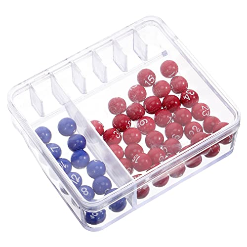 CVUTOVO 1satz Kleiner Lotteriemaschine Und Spielbällen Elektronischer Zahlengenerator Für Lottospiele Für Partys Und Bildungszwecke Fördert Und Zahlenlernen von CVUTOVO
