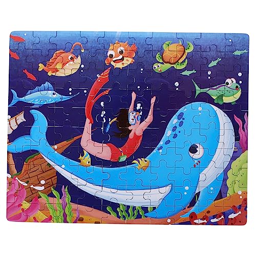 CVUTOVO 1satz Puzzles Für Kleinkinder Papppuzzle Für Alter Von Jahren Lernspielzeug Fördern Von Beobachtung Und Feinmotorik Unterwasserwelt Puzzle Für Spiel Und Entwicklung von CVUTOVO