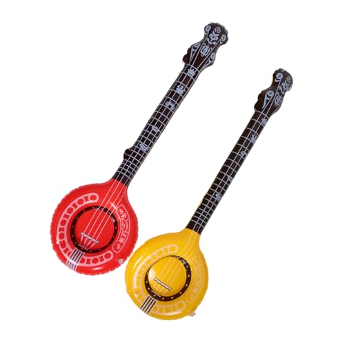 CVUTOVO 2 Stück Aufblasbare Kinderinstrumente Buntes PVC Banjo für Partys und Musikalisches Spiel Leicht Tragbare Requisiten für Rock und Roll Events für Kindergeburtstage und Feiertage CVUTOVO 2 Stück Aufblasbare Kinderinstrumente Buntes PVC Banjo für Partys und Musikalisches Spiel Leicht Tragbare Requisiten für Rock und Roll Events für Kindergeburtstage und Feiertage von CVUTOVO