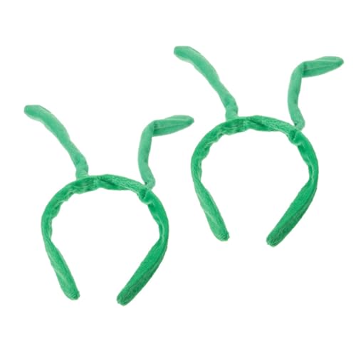 CVUTOVO 2 Stück Haarschmuck Bienen Accessoires Karneval Halloween Bienen Stirnband Biene Tier Party Gastgeschenke Party Stirnband Halloween Eisendraht Grün von CVUTOVO