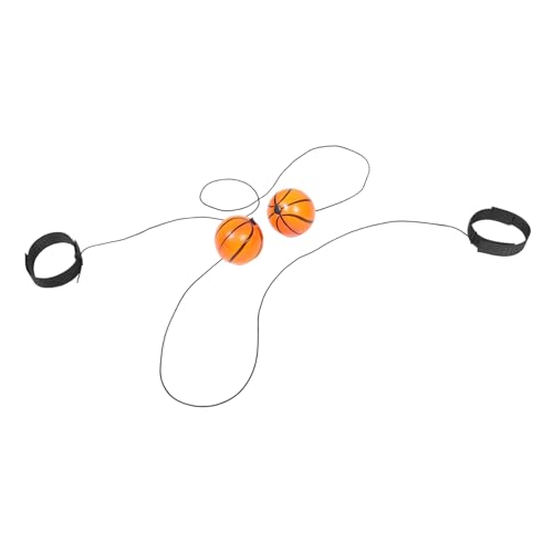 CVUTOVO 2 Stück Handgelenk Rückprall Ball Elastisches Sportspielzeug für Stärkung der Hand und Handgelenkmuskulatur für Fitness Training und Hand Augen Koordination von CVUTOVO