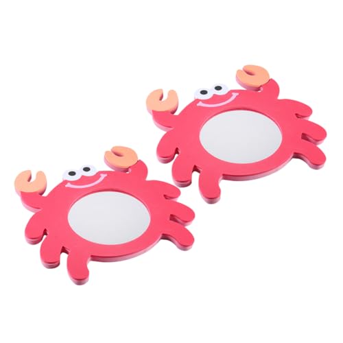 CVUTOVO 2 Stück Kinderbadspiegel Badespiegel Badespielzeug für Kleinkinder Kinderspiegelkrabbe Krabbenspiegel-Badespielzeug Cartoon-Spiegel- Schwimmspielzeug Acryl Rosa CVUTOVO 2 Stück Kinderbadspiegel Badespiegel Badespielzeug für Kleinkinder Kinderspiegelkrabbe Krabbenspiegel-Badespielzeug Cartoon-Spiegel- Schwimmspielzeug Acryl Rosa von CVUTOVO