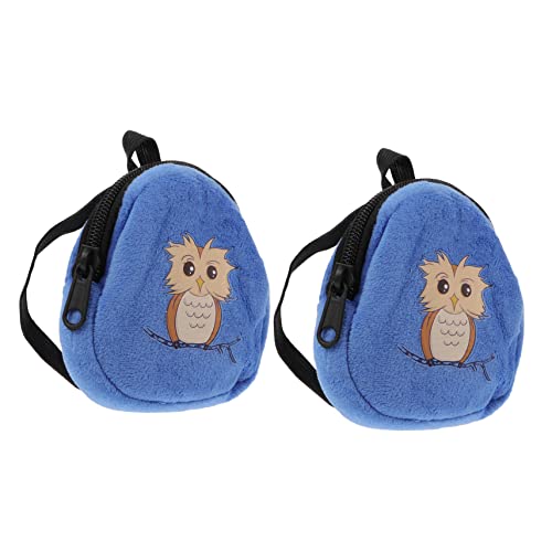 CVUTOVO 2 Stück Mini Puppenrucksäcke für Mädchen Plüsch Zipper Taschen Zubehör für Puppen für Geburtstagsgeschenke und Besondere Anlässe CVUTOVO 2 Stück Mini Puppenrucksäcke für Mädchen Plüsch Zipper Taschen Zubehör für Puppen für Geburtstagsgeschenke und Besondere Anlässe von CVUTOVO