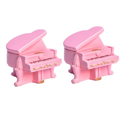 CVUTOVO 2 Stück Miniatur Klavier Modell Dekorative Puppenhaus Zubehör DIY Requisiten für Miniaturlandschaften Klavier für Kreative Wohnaccessoires CVUTOVO 2 Stück Miniatur Klavier Modell Dekorative Puppenhaus Zubehör DIY Requisiten für Miniaturlandschaften Klavier für Kreative Wohnaccessoires von CVUTOVO