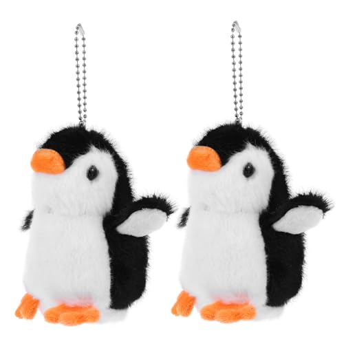CVUTOVO 2 Stück Plüsch Pinguin Anhänger Niedlicher Schlüsselanhänger für Taschen Rucksäcke und Kawaii Pinguin Schlüsselanhänger Deko CVUTOVO 2 Stück Plüsch Pinguin Anhänger Niedlicher Schlüsselanhänger für Taschen Rucksäcke und Kawaii Pinguin Schlüsselanhänger Deko von CVUTOVO