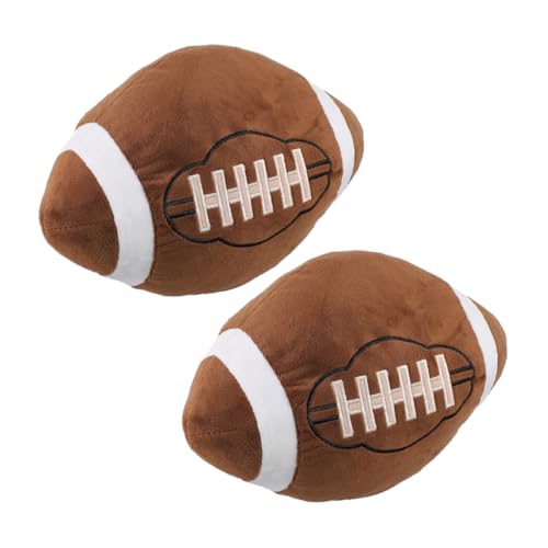 CVUTOVO 2 Stück Rugby Ball Kissen Flauschige Fußball Dekoration für Sofa und Bett für Rugby Fans Kreative Geschenkidee zum Einzigartiges Design für Fußball Enthusiasten CVUTOVO 2 Stück Rugby Ball Kissen Flauschige Fußball Dekoration für Sofa und Bett für Rugby Fans Kreative Geschenkidee zum Einzigartiges Design für Fußball Enthusiasten von CVUTOVO