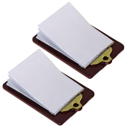 CVUTOVO 2 Stück Simuliertes Wordpad Schreibwaren Schreiben Winzig Kind Klein Mini Puppenhaus-zwischenablage Planke Dollhouse Decor -schreibtafel Puppenzubehör Papier CVUTOVO 2 Stück Simuliertes Wordpad Schreibwaren Schreiben Winzig Kind Klein Mini Puppenhaus-zwischenablage Planke Dollhouse Decor -schreibtafel Puppenzubehör Papier von CVUTOVO
