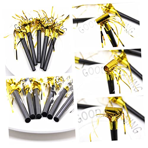 CVUTOVO 20 Stück Trillerpfeifen mit Fransen Bunte Partygeräusche für Kindergeburtstage Hochzeiten Karneval und Sportevents Sicheres Kunststoffspielzeug Gold CVUTOVO 20 Stück Trillerpfeifen mit Fransen Bunte Partygeräusche für Kindergeburtstage Hochzeiten Karneval und Sportevents Sicheres Kunststoffspielzeug Gold von CVUTOVO