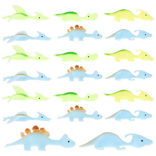 CVUTOVO 20Stücke Elastische Finger Dinosaurier Spielzeuge Dehnbares Lustige Dinosaurier Figuren für Partygeschenke Zufällige Farben CVUTOVO 20Stücke Elastische Finger Dinosaurier Spielzeuge Dehnbares Lustige Dinosaurier Figuren für Partygeschenke Zufällige Farben von CVUTOVO