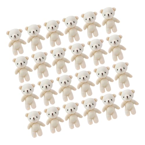 CVUTOVO 24 Stück Mini Bärenanhänger Teiliges Plüschtiere für DIY Deko Leichte und Tragbare Stofftier Figuren als Schlüsselanhänger für Süße für CVUTOVO 24 Stück Mini Bärenanhänger Teiliges Plüschtiere für DIY Deko Leichte und Tragbare Stofftier Figuren als Schlüsselanhänger für Süße für von CVUTOVO