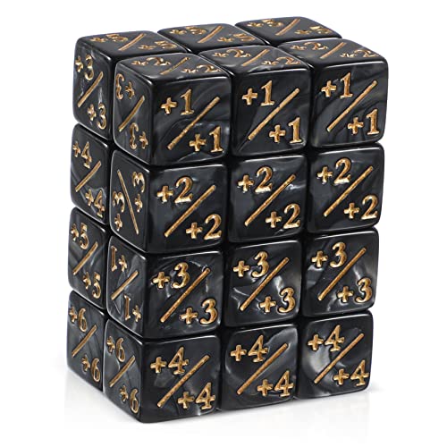 CVUTOVO 24Stücke Acryl Würfelzähler für Karten und Brettspiele Lernspielzeug für Langlebig und Ästhetisch für Mathematik Übungen und Partys von CVUTOVO