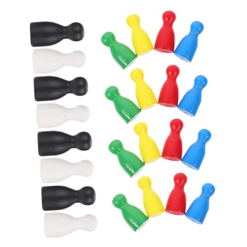 CVUTOVO 24Stücke Teiliges Holz Schachfiguren für Brettspiele Ersatzspielstücke für Schach und Andere Gesellschaftsspiele CVUTOVO 24Stücke Teiliges Holz Schachfiguren für Brettspiele Ersatzspielstücke für Schach und Andere Gesellschaftsspiele von CVUTOVO