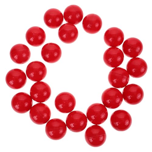 CVUTOVO 25 Stück Lotteriebälle Hohe Kunststoffkugeln Durchmesser Rote Pong Bälle für Spiele und Dekoration bei Veranstaltungen Langlebig und Leicht Erkennbar CVUTOVO 25 Stück Lotteriebälle Hohe Kunststoffkugeln Durchmesser Rote Pong Bälle für Spiele und Dekoration bei Veranstaltungen Langlebig und Leicht Erkennbar von CVUTOVO
