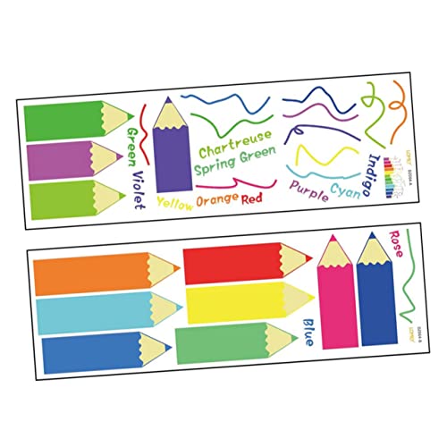 CVUTOVO 2Blätter Buntstifte Wandtattoo Bögen für Kinderzimmer Selbstklebend Dekorative Wandaufkleber für Spielzimmer Einfache Anwendung Schadensfrei Farbenfrohe Designs CVUTOVO 2Blätter Buntstifte Wandtattoo Bögen für Kinderzimmer Selbstklebend Dekorative Wandaufkleber für Spielzimmer Einfache Anwendung Schadensfrei Farbenfrohe Designs von CVUTOVO