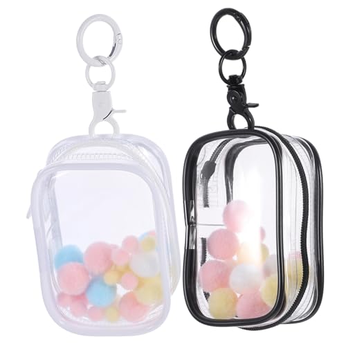 CVUTOVO 2Sätze Transparente Puppentasche Display Tasche für Actionfiguren und Miniaturen zur Aufbewahrung und Präsentation Hochtransparent und Praktisch für Sammler von CVUTOVO