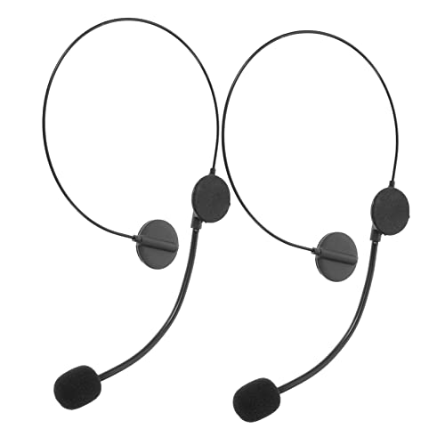 CVUTOVO 2Stücke Cosplay Mikrofon Requisiten für Falsche Headsets für Partys Rollenspiele und Kostüme für Jungen und Mädchen Hochwertiges Plastik Bequem von CVUTOVO