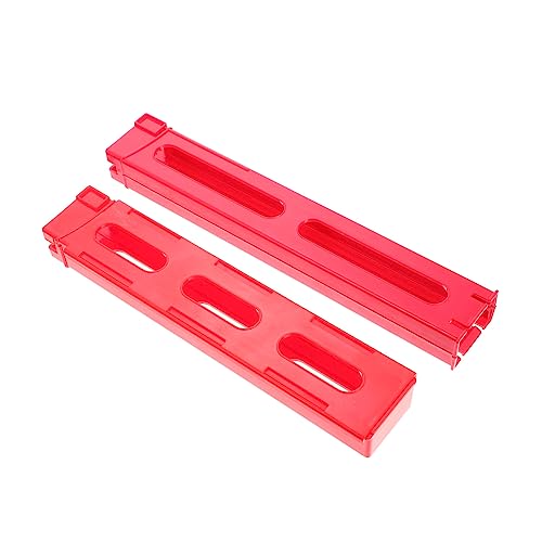 CVUTOVO 2Stücke Domino Zug Zubehör für Spielzeug Clips Sturz und Spielfest Kompressionsclip für Züge Kreatives für Soziale Fähigkeiten von CVUTOVO