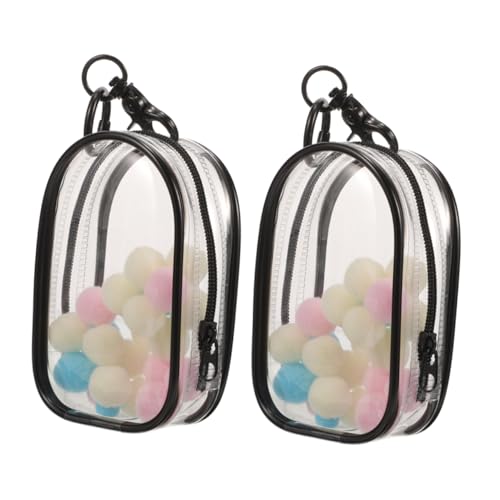 CVUTOVO 2Stücke Durchsichtige Figuren Display Tasche mit Schlüsselanhänger Tragbare Mini Rucksack Aufbewahrung für Puppen Transparente Vitrine mit Reißverschluss für Sammlerstücke CVUTOVO 2Stücke Durchsichtige Figuren Display Tasche mit Schlüsselanhänger Tragbare Mini Rucksack Aufbewahrung für Puppen Transparente Vitrine mit Reißverschluss für Sammlerstücke von CVUTOVO