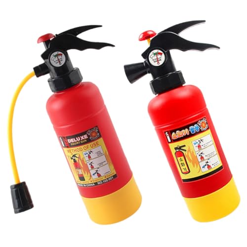 CVUTOVO 2Stücke Feuerlöscher für Wasser Spritz Kreative für Feuerwehrfans für Rollenspiele und Spaß im Freien von CVUTOVO
