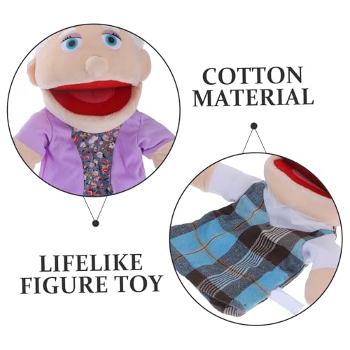 CVUTOVO 2Stücke Handpuppenfiguren für Realistische Figuren für Geschichten und Rollenspiele Fantasie und Eltern Interaktion CVUTOVO 2Stücke Handpuppenfiguren für Realistische Figuren für Geschichten und Rollenspiele Fantasie und Eltern Interaktion von CVUTOVO